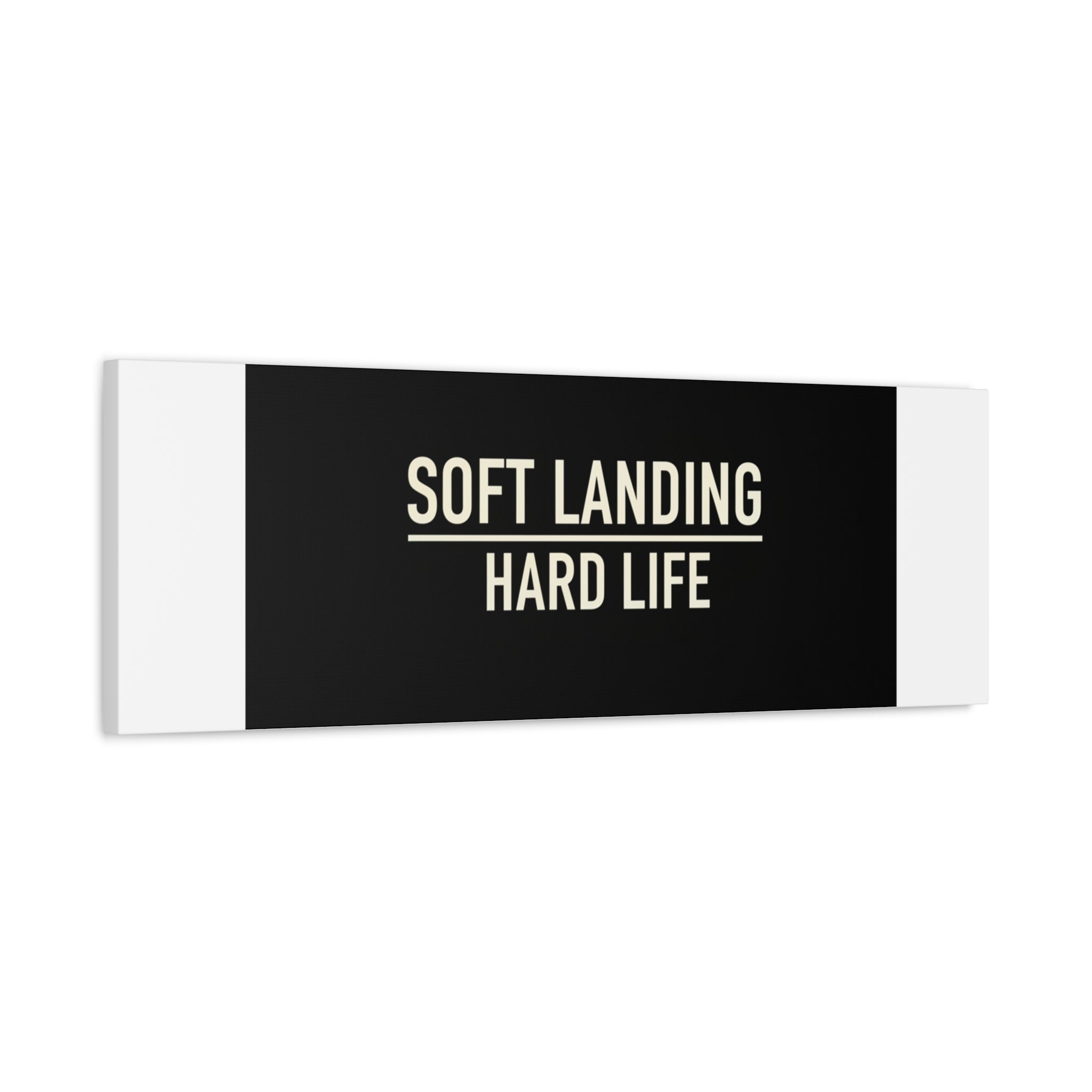 Soft Landing Hard Life Canvas | Gen-Z Slang, Internet Lingo