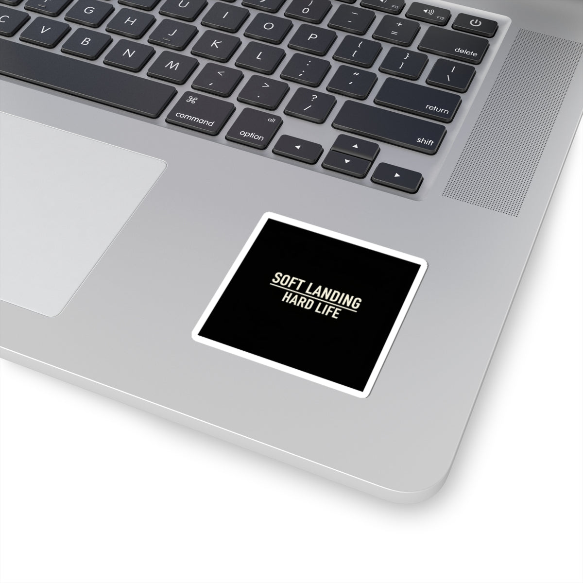 Soft Landing Hard Life sticker | cringe sticker, internet lingo