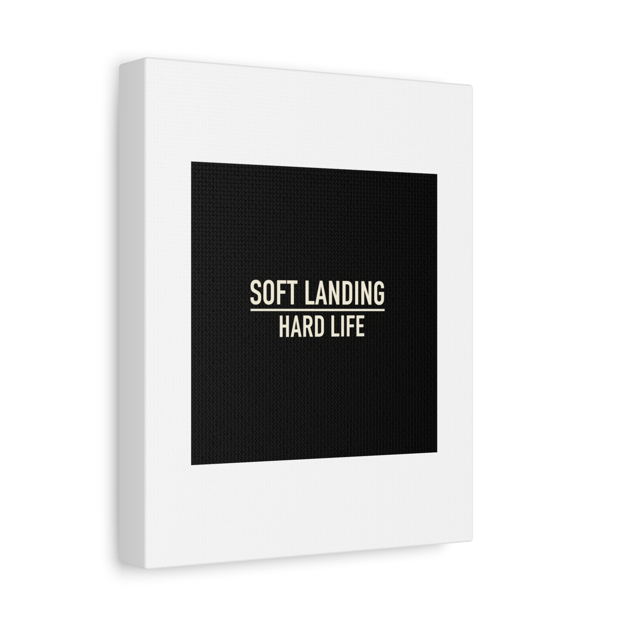 Soft Landing Hard Life Canvas | Gen-Z Slang, Internet Lingo