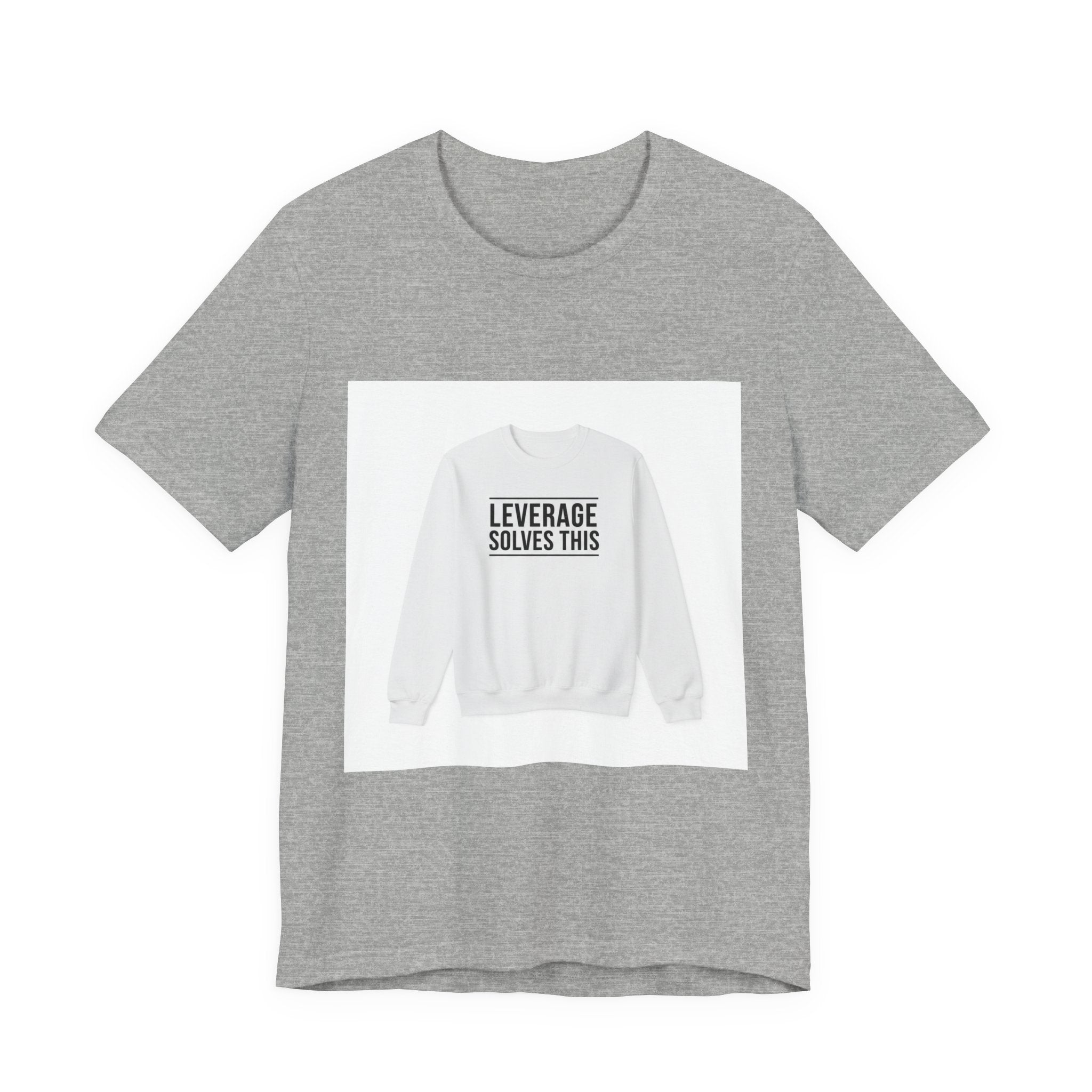 Leverage Solves This Tee | coffee lover, caffeine crew