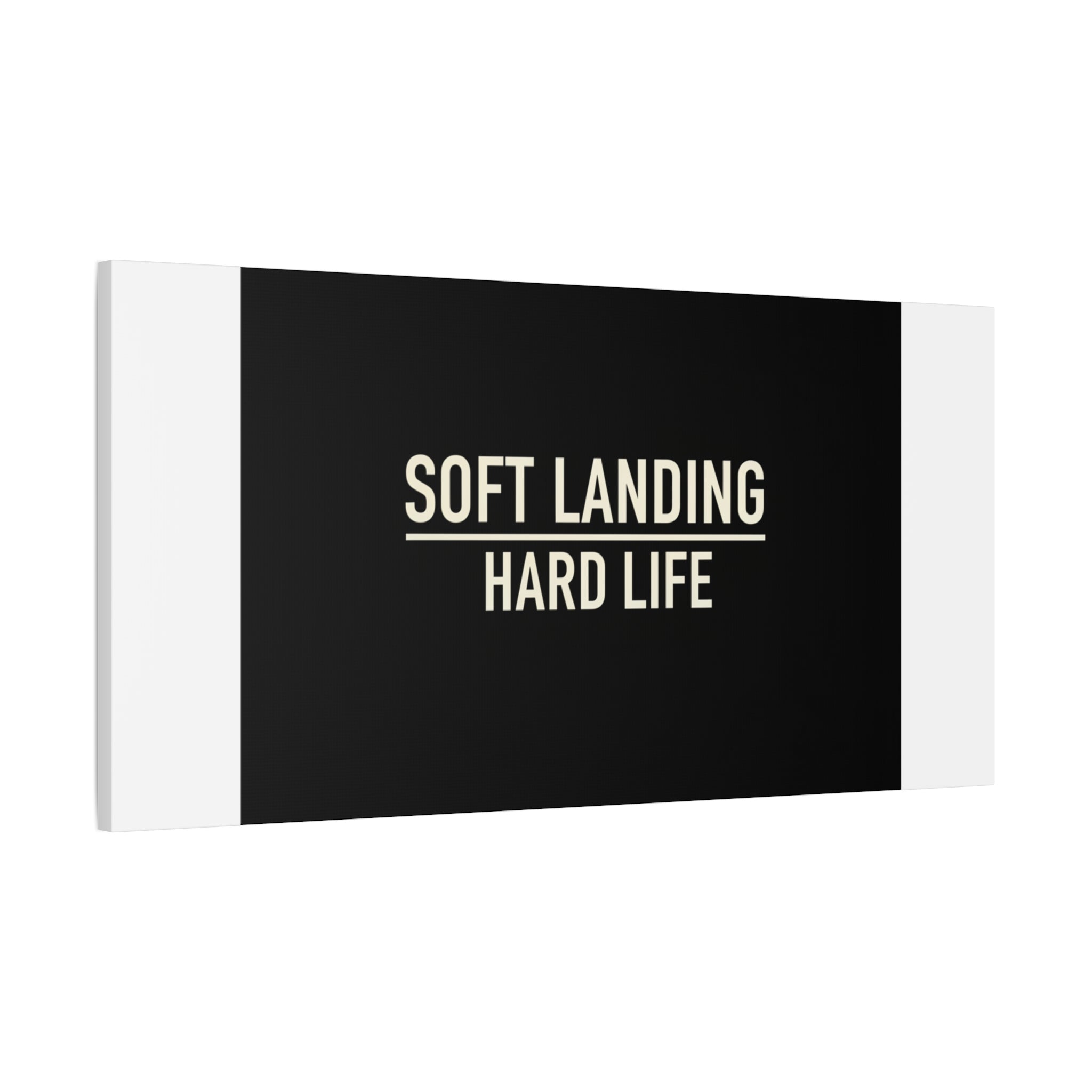 Soft Landing Hard Life Canvas | Gen-Z Slang, Internet Lingo