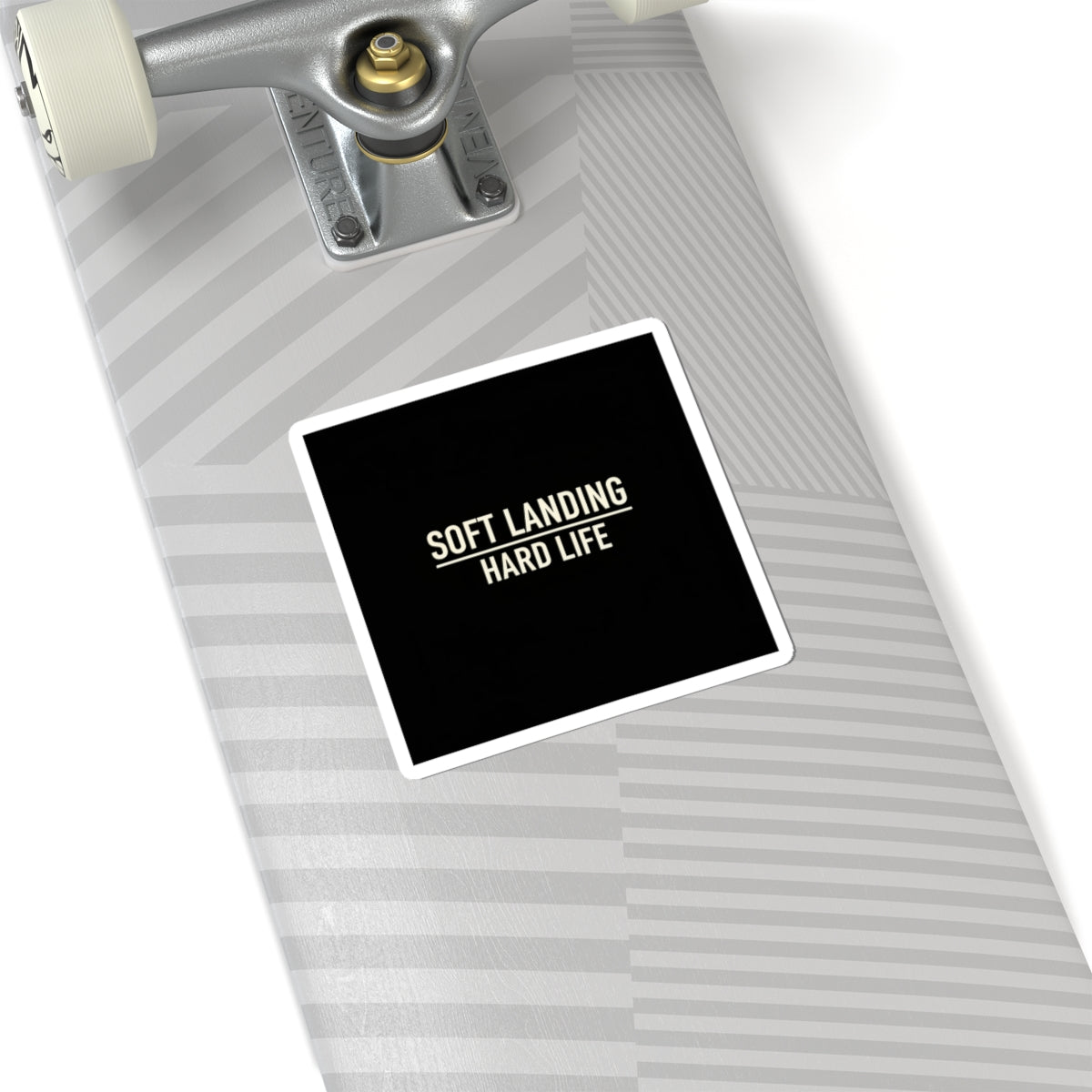 Soft Landing Hard Life sticker | cringe sticker, internet lingo