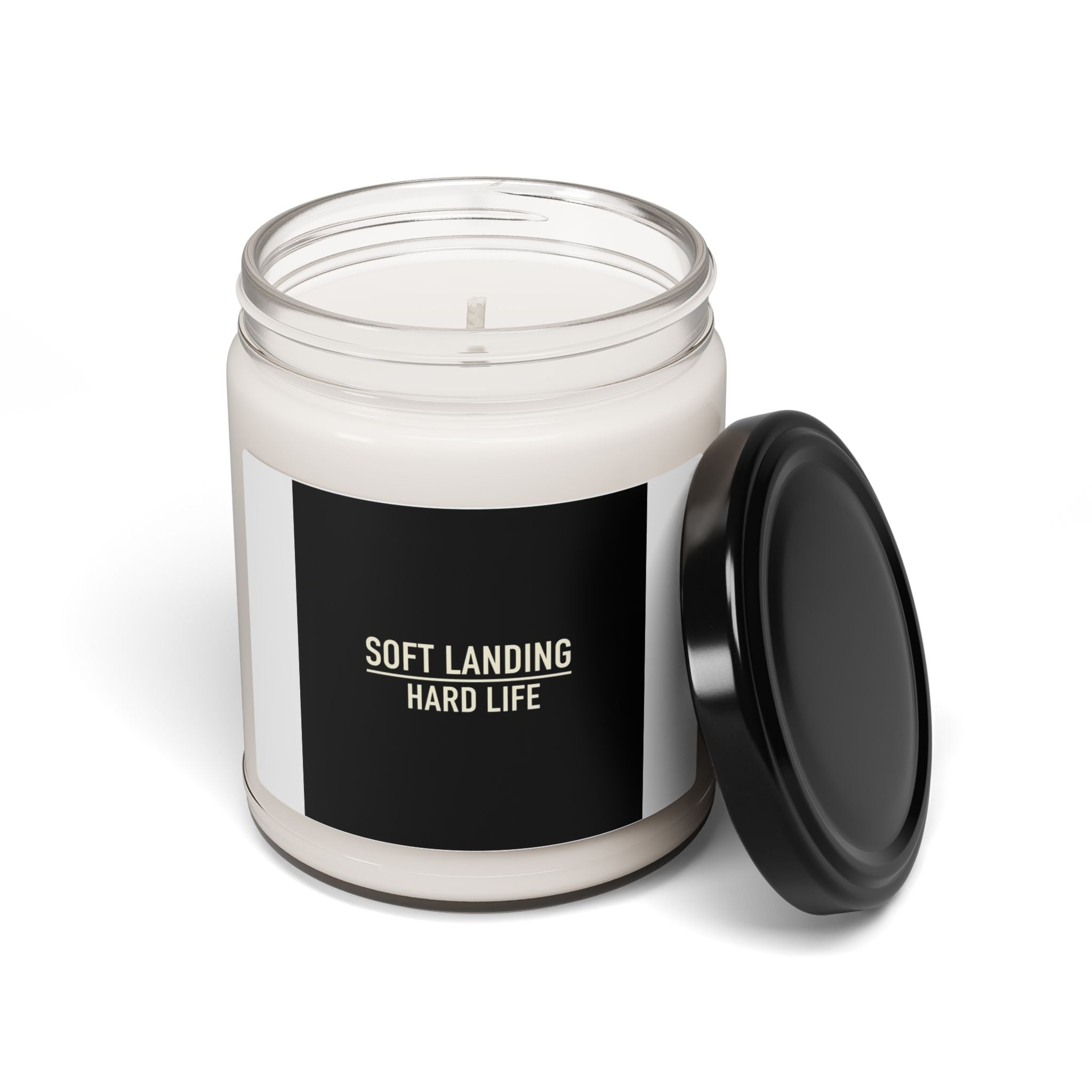 Soft Landing Hard Life Candle | Gen-Z Slang, Internet Lingo Soy Candle