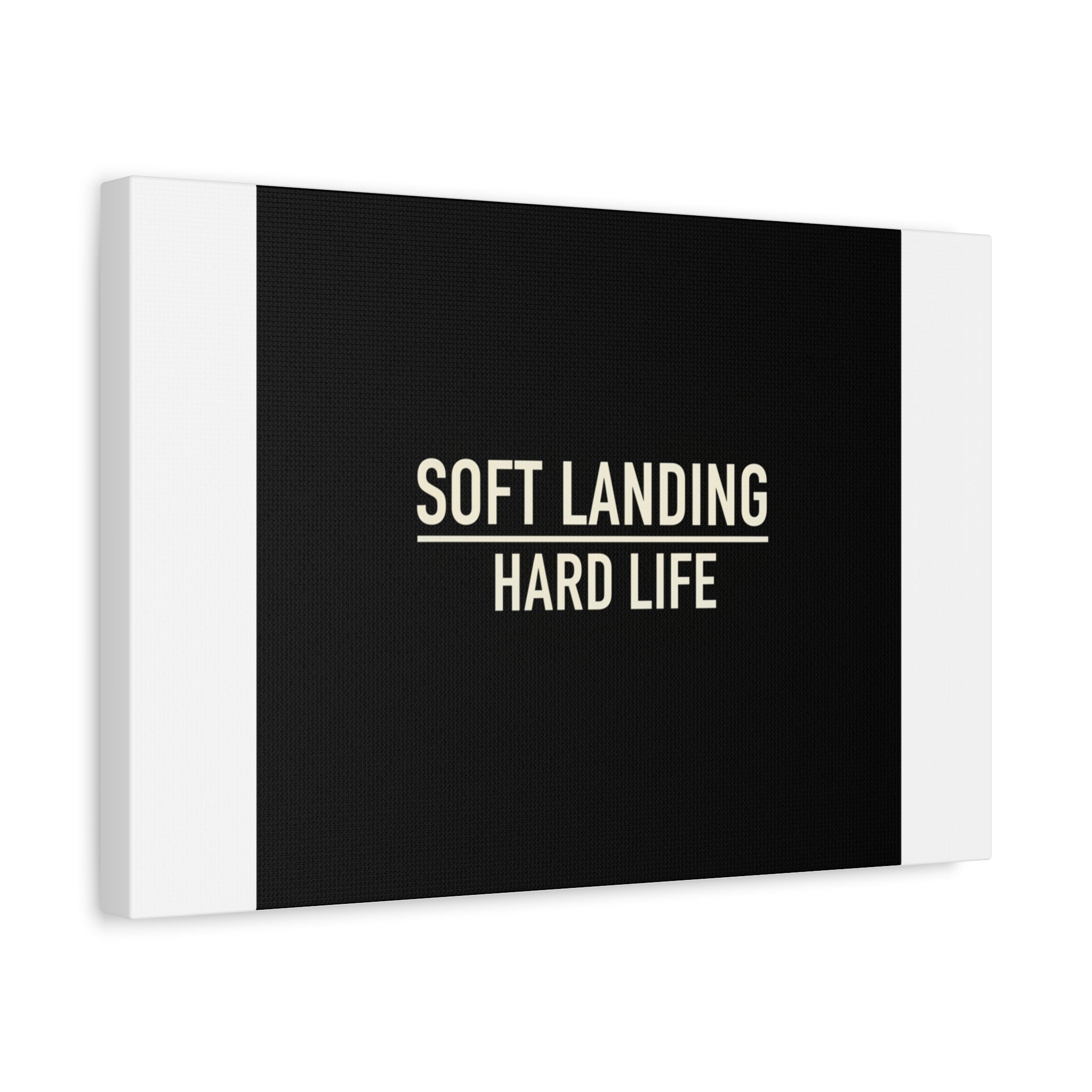 Soft Landing Hard Life Canvas | Gen-Z Slang, Internet Lingo