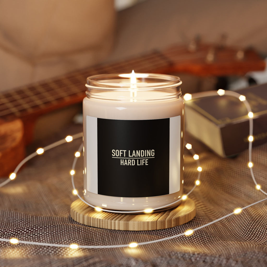 Soft Landing Hard Life Candle | Gen-Z Slang, Internet Lingo Soy Candle