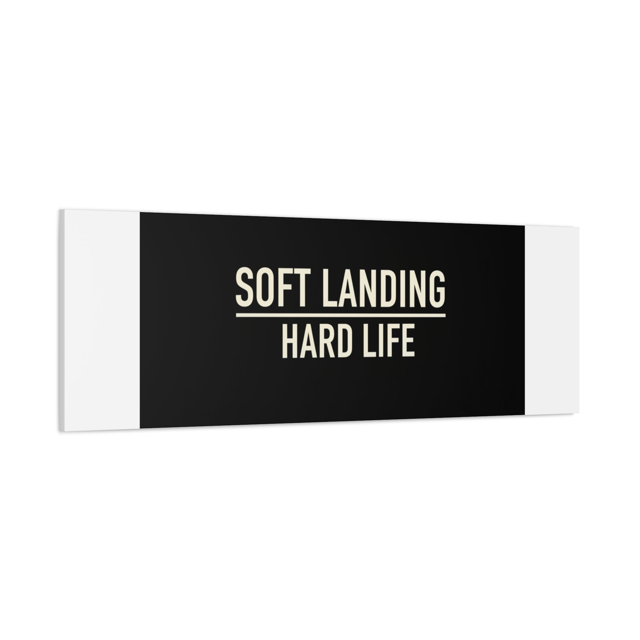 Soft Landing Hard Life Canvas | Gen-Z Slang, Internet Lingo