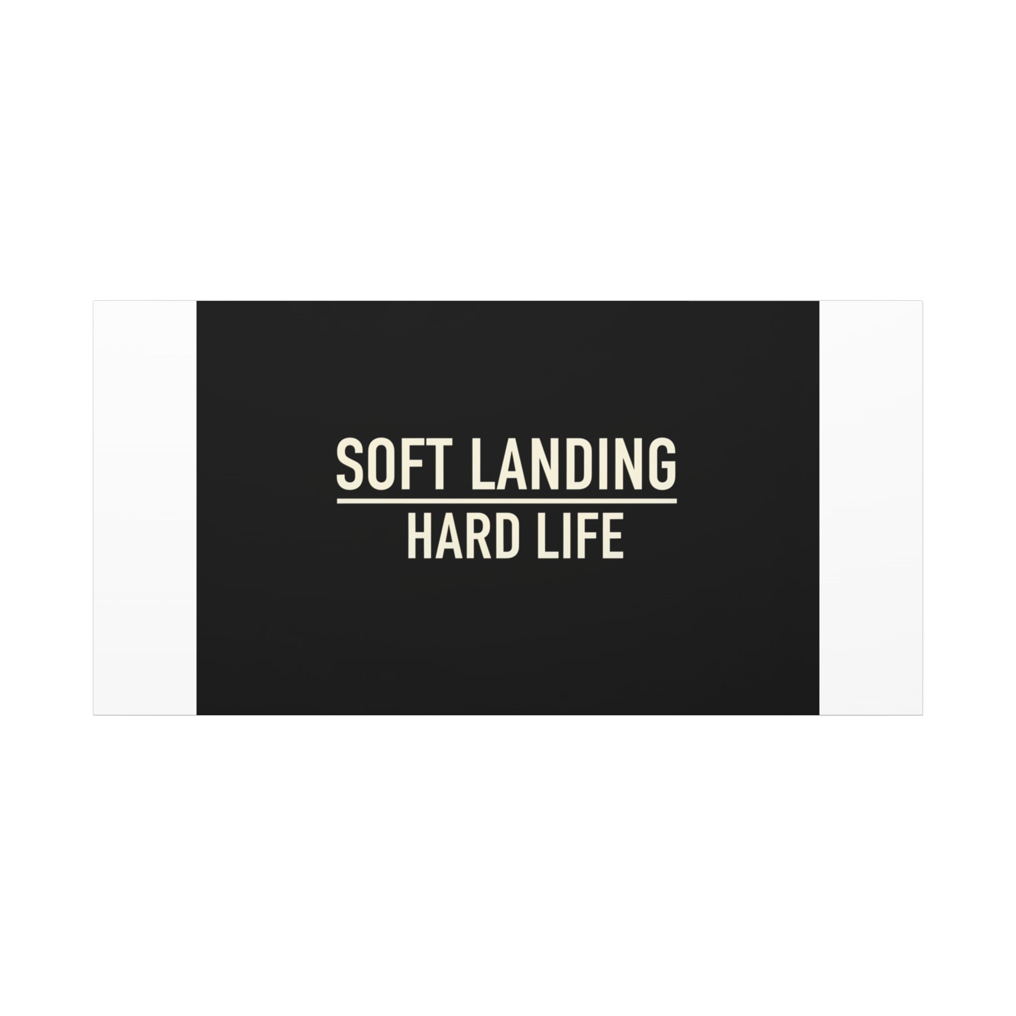 Soft Landing Hard Life Canvas | Gen-Z Slang, Internet Lingo