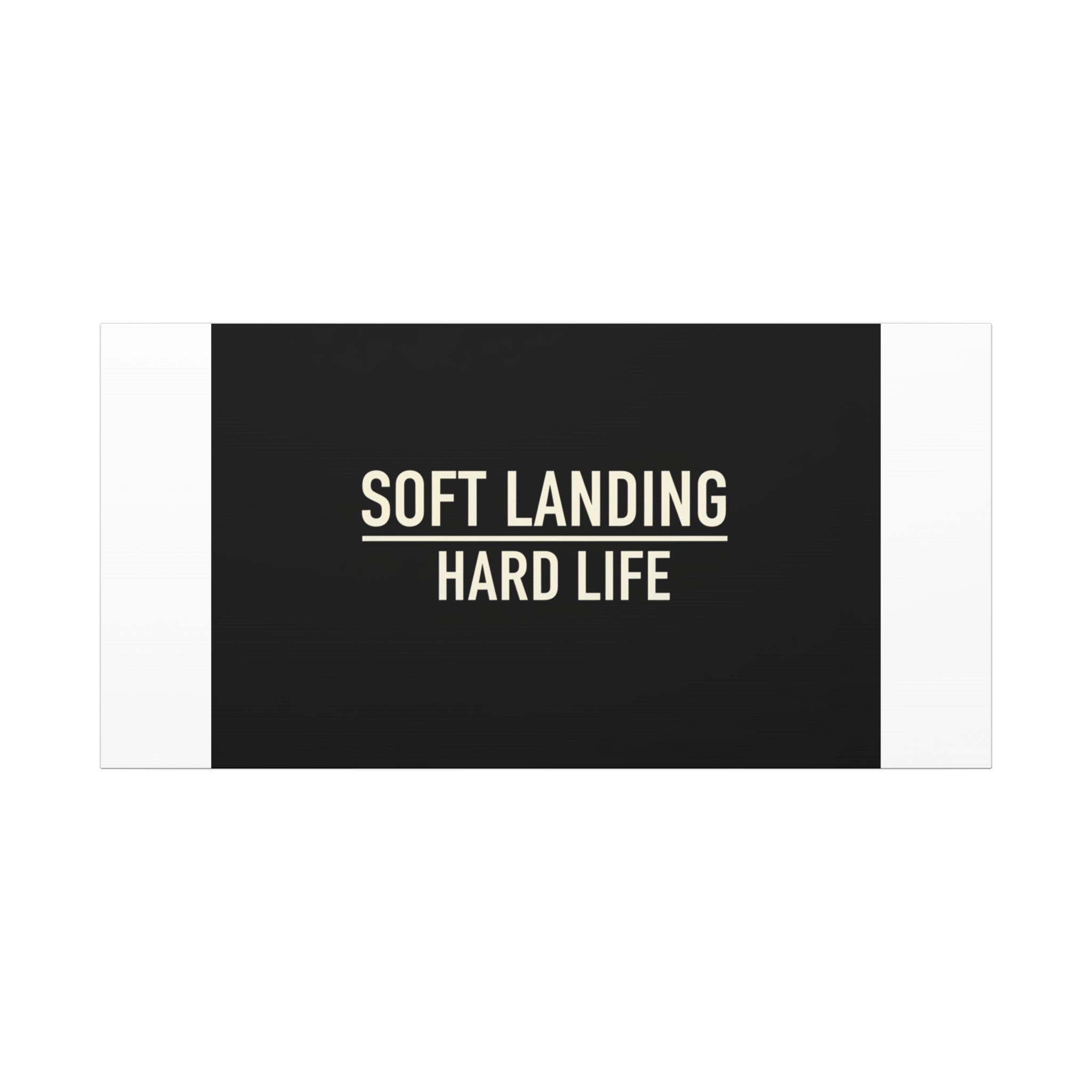Soft Landing Hard Life Canvas | Gen-Z Slang, Internet Lingo