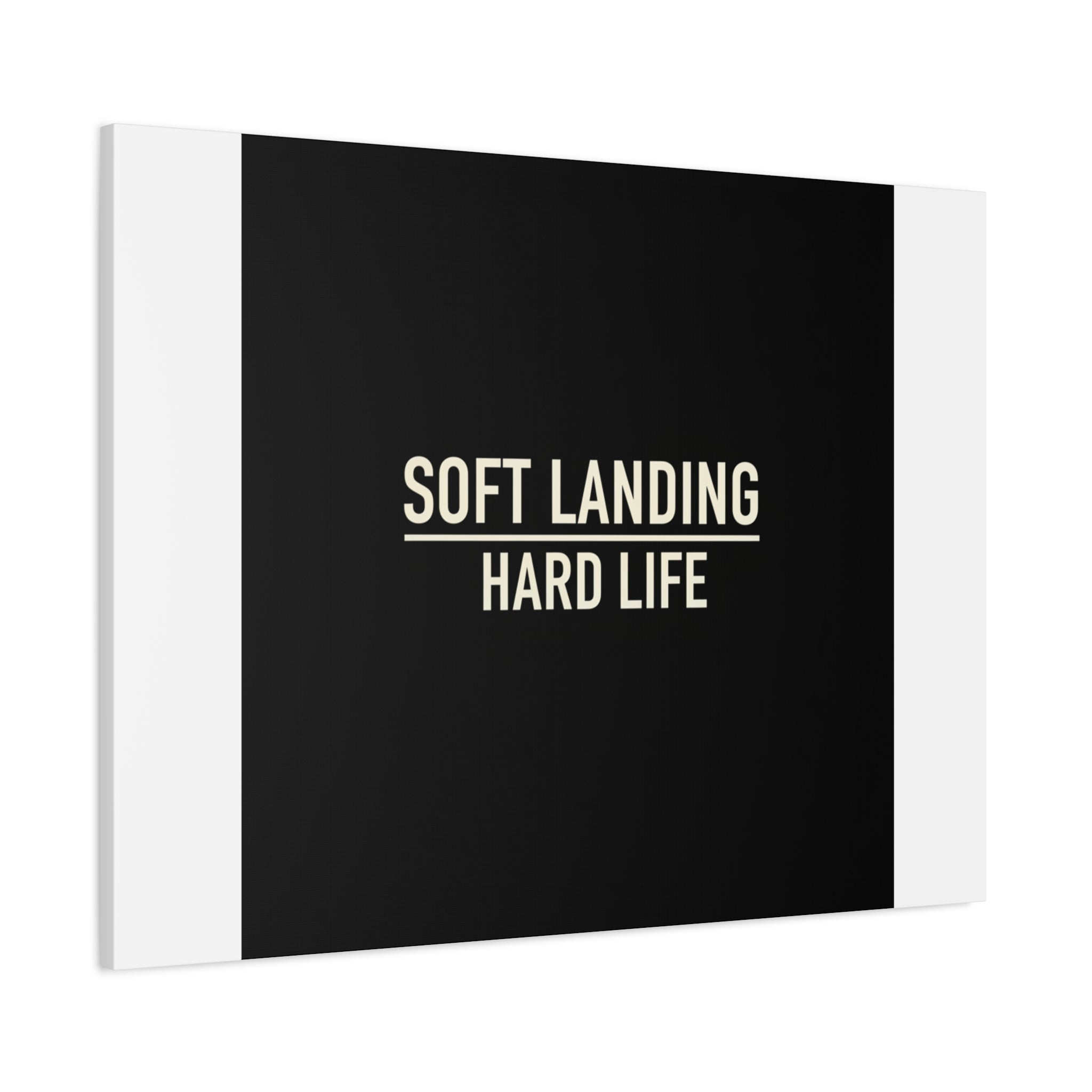 Soft Landing Hard Life Canvas | Gen-Z Slang, Internet Lingo