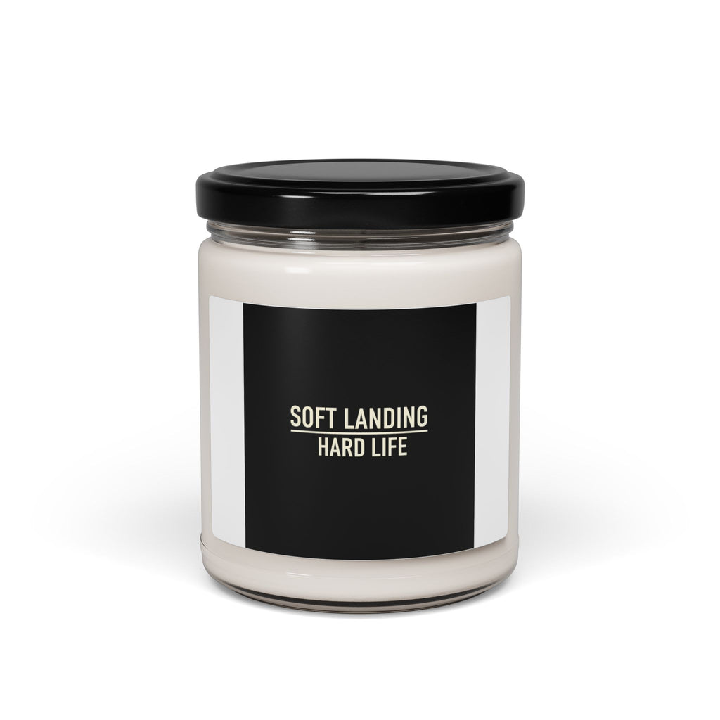Soft Landing Hard Life Candle | Gen-Z Slang, Internet Lingo Soy Candle