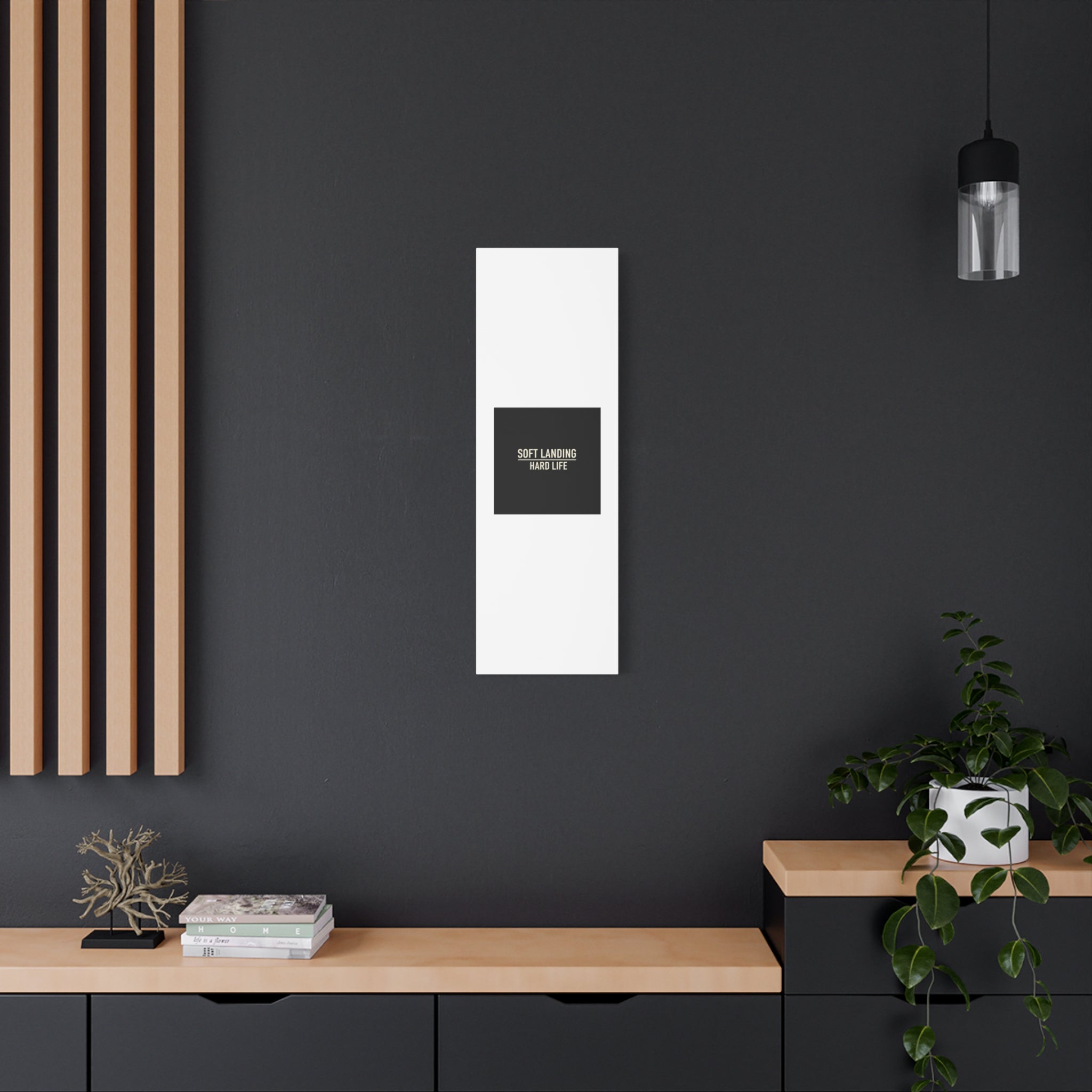 Soft Landing Hard Life Canvas | Gen-Z Slang, Internet Lingo