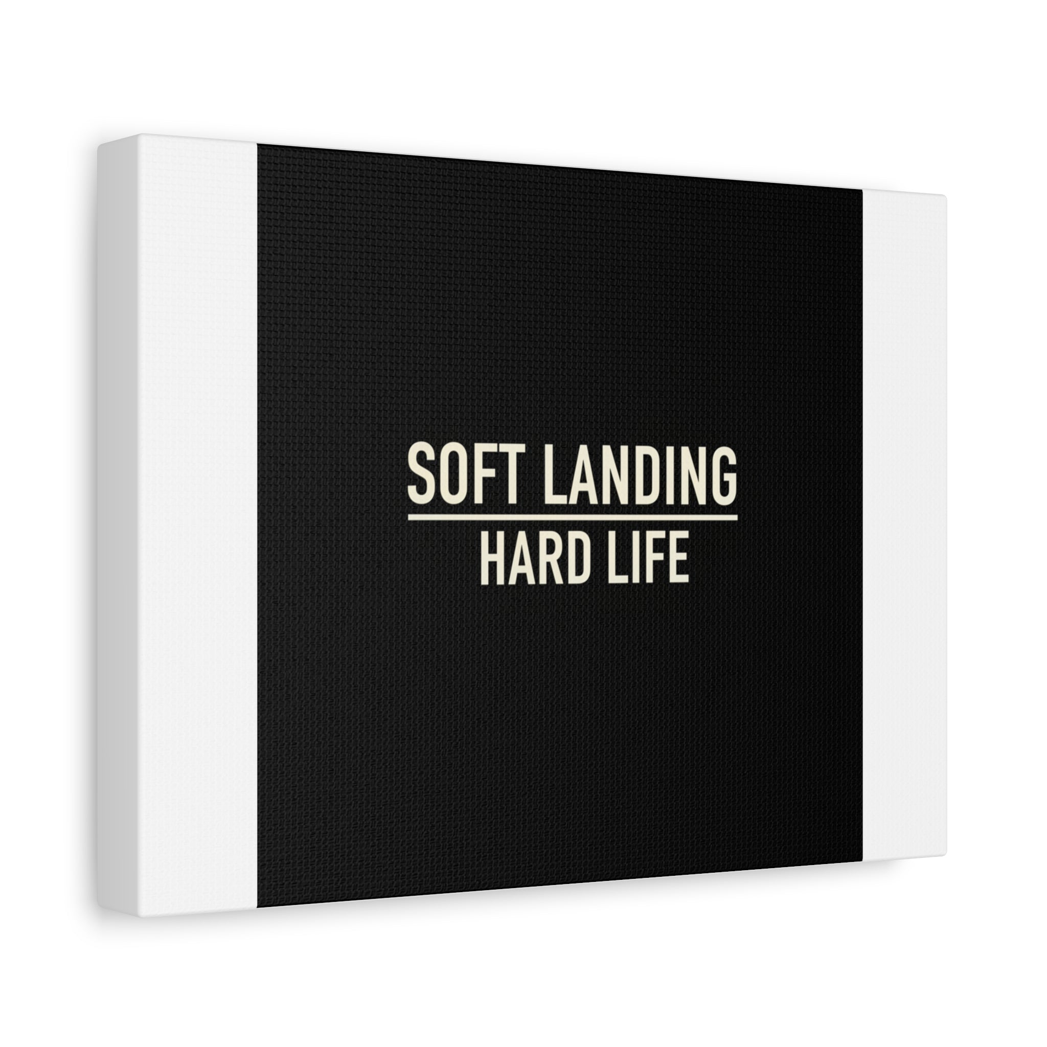 Soft Landing Hard Life Canvas | Gen-Z Slang, Internet Lingo