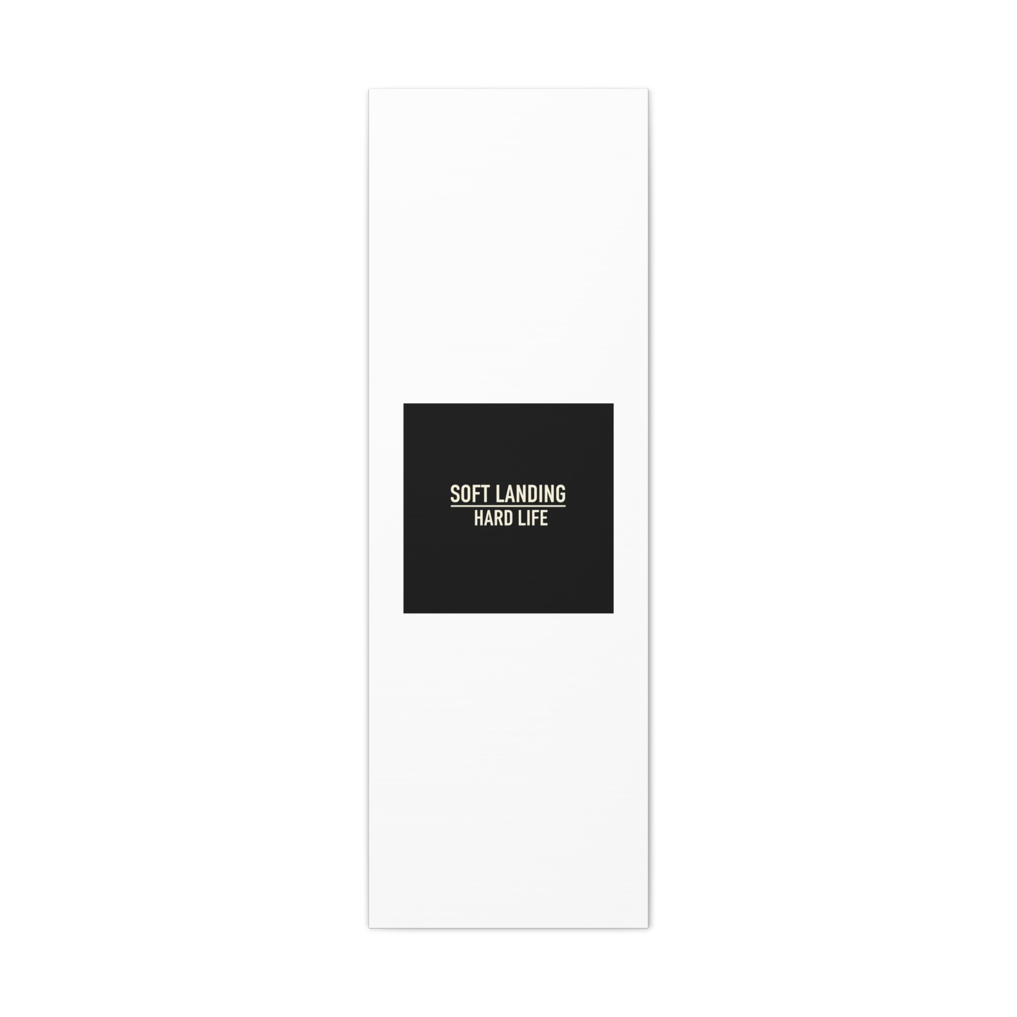 Soft Landing Hard Life Canvas | Gen-Z Slang, Internet Lingo