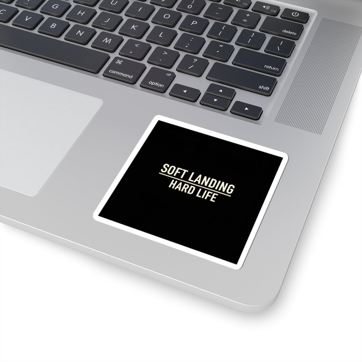Soft Landing Hard Life sticker | cringe sticker, internet lingo