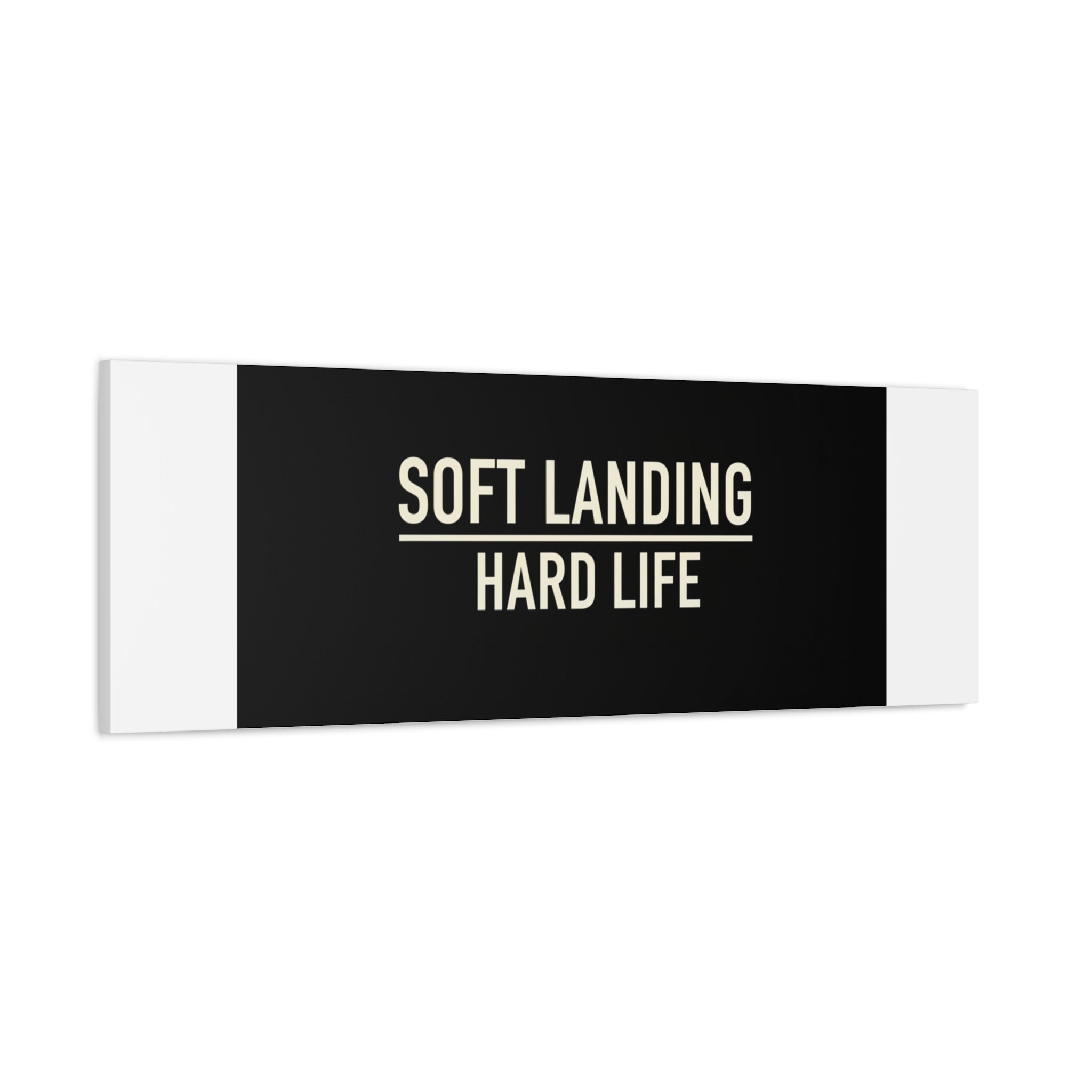 Soft Landing Hard Life Canvas | Gen-Z Slang, Internet Lingo