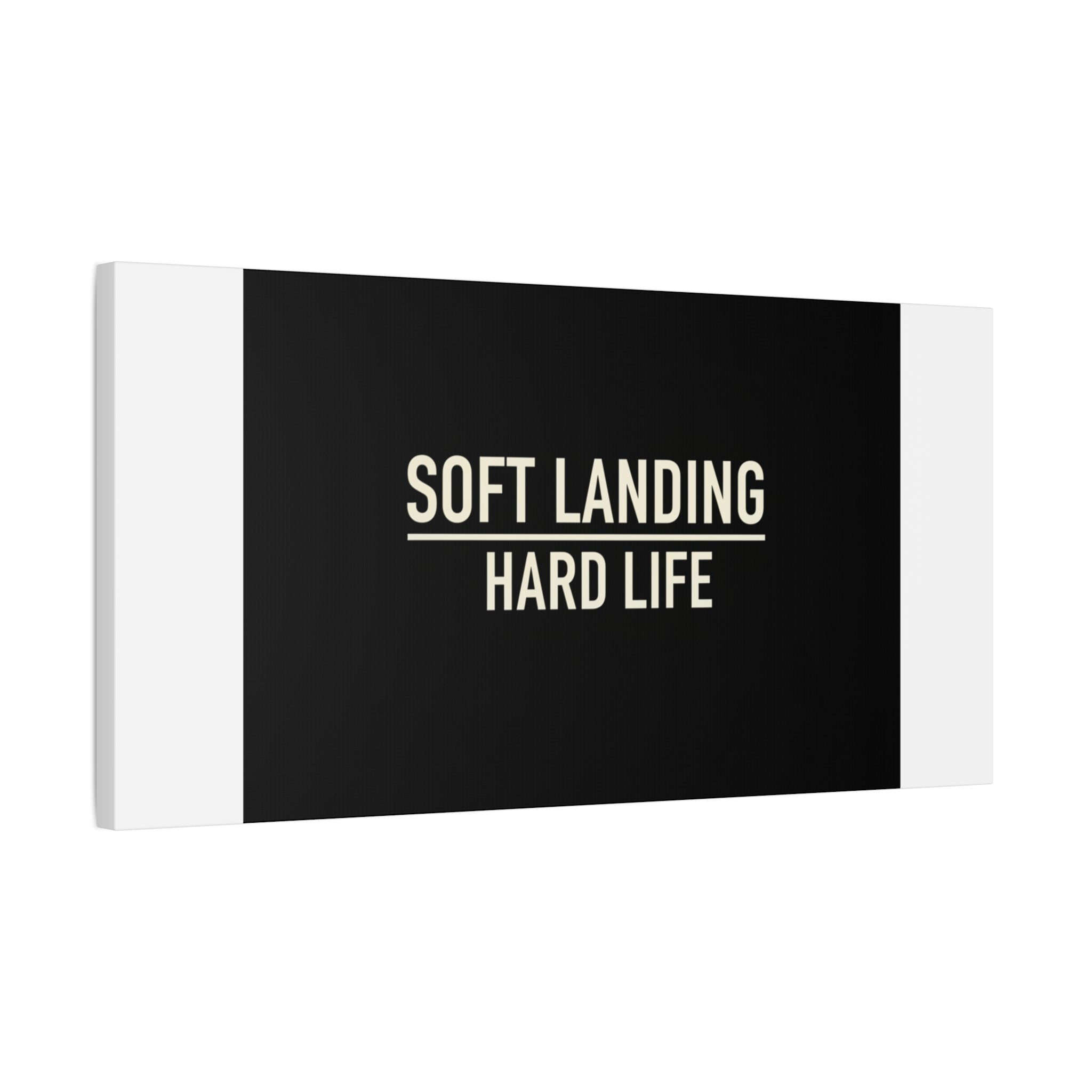 Soft Landing Hard Life Canvas | Gen-Z Slang, Internet Lingo
