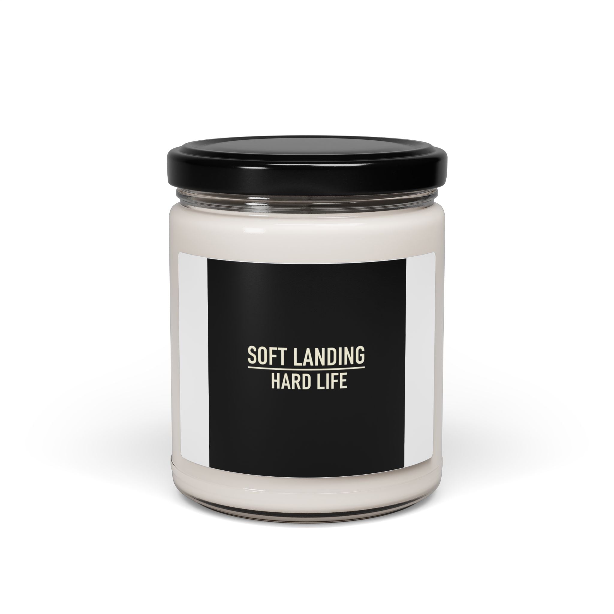 Soft Landing Hard Life Candle | Gen-Z Slang, Internet Lingo Soy Candle