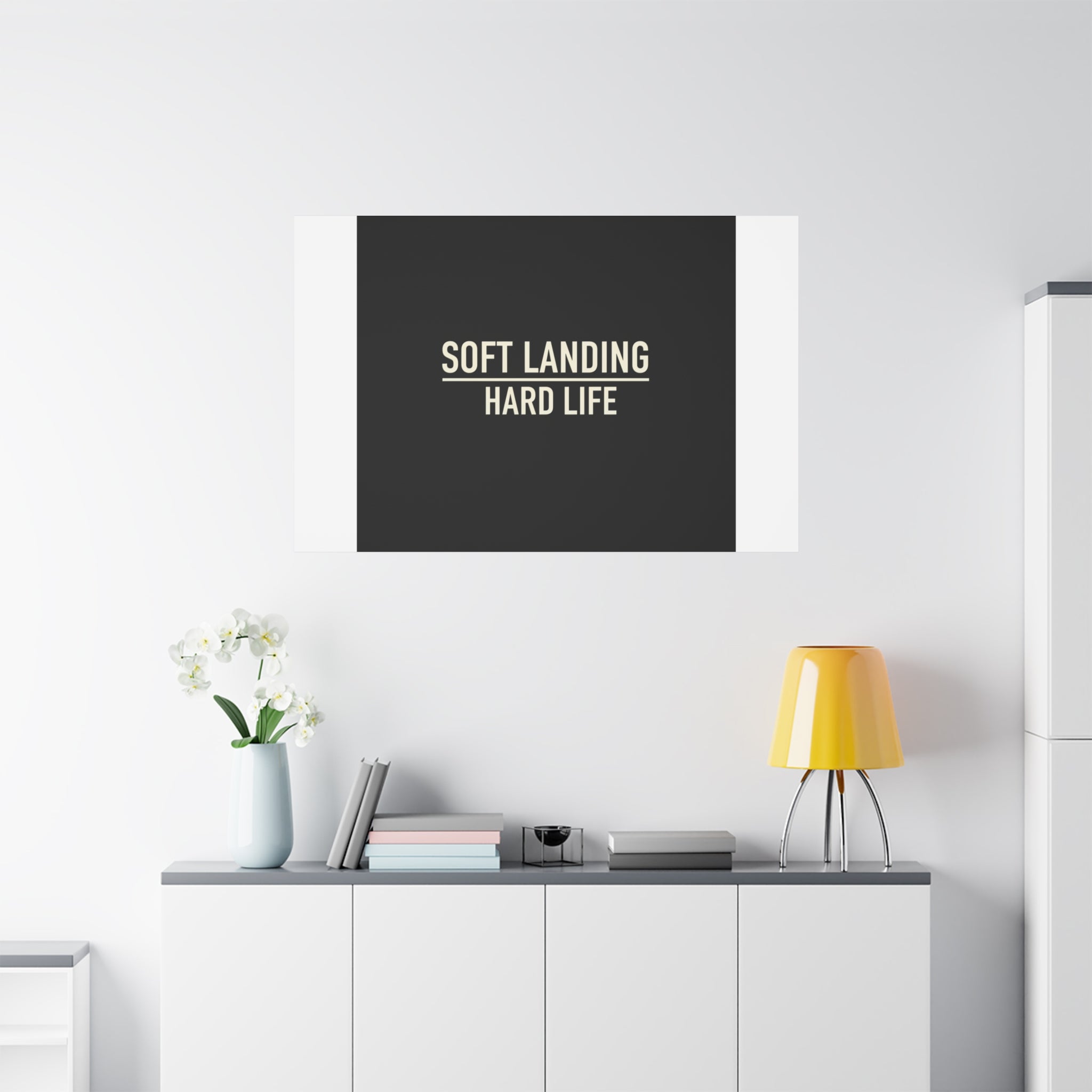 Soft Landing Hard Life Canvas | Gen-Z Slang, Internet Lingo